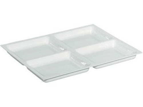 Shallow  Dental Drawer Tray - 4 Compartments